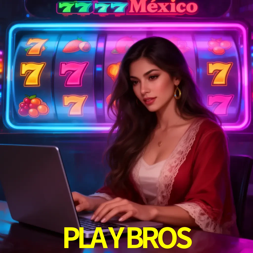 PLAYBROS Slots - tragamonedas, RTP y control Tragamonedas PLAYBROS con símbolos, saldo móvil y reglas de apuesta visibles
